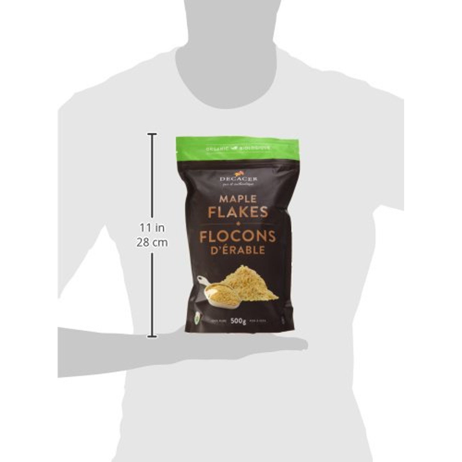 Amazon_Decacer500gBio_3 Sac de 500g de flocons d'érable Decacer