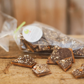 Croquant à l’érable choco-pacanes – gourmandise sucrée-salée du Québec (175 g)