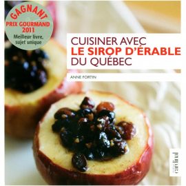 Couverture du livre cuisiner avec le sirop d'érable du Québec