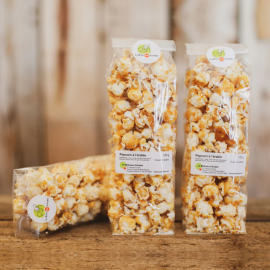 Popcorn à l’érable – sucré-salé, fait au Québec (100 g)