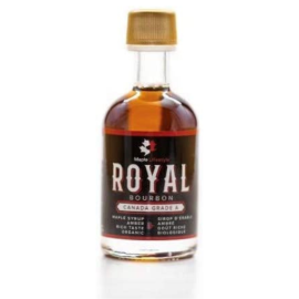 50 ml bottle of Royal Bourbon maple syrup
