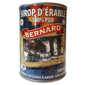 Sirop d’érable 100% pur Bernard (24x540ml)