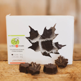 Chocolat au beurre d’érable Le Bisteau d’érable (12 unités)