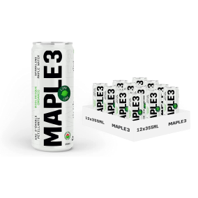 Maple3 Sparkling Maple Water (12x355ml)